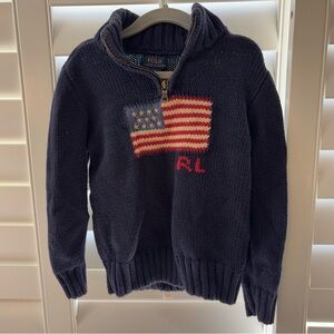 Polo Ralph Lauren American flag quarter zip boy 5
